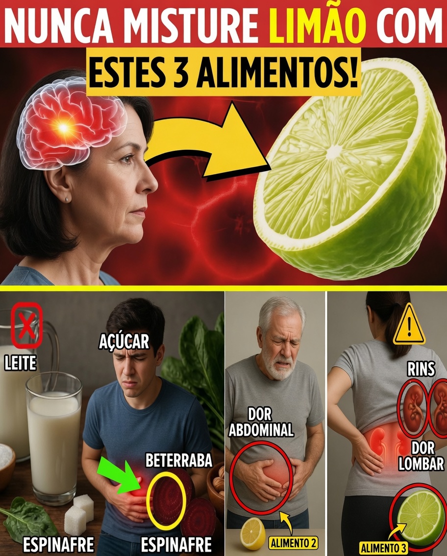 Secreto del Limón para Personas Mayores: ¡NUNCA Mezcles Limón con Estos Alimentos!