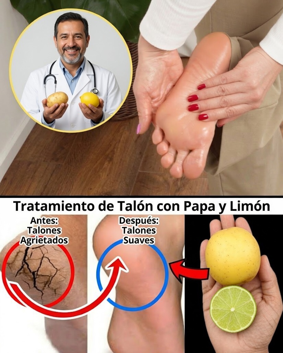 Secretos Revelados: El Truco de la Patata que Puede Transformar los Talones Agrietados en Piel Suave y Sedosa
