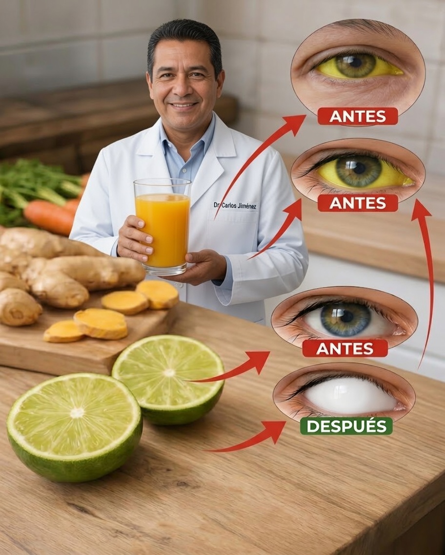 Un hábito sencillo de jugo de zanahoria, jengibre y cítricos para apoyar naturalmente la salud ocular