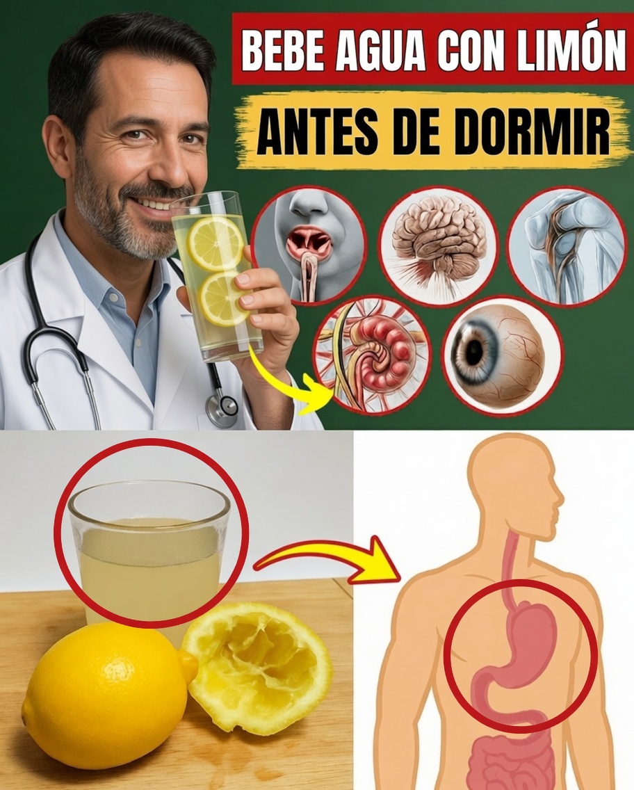 El ritual nocturno de agua con limón: ¿el simple secreto para sentirse mejor?