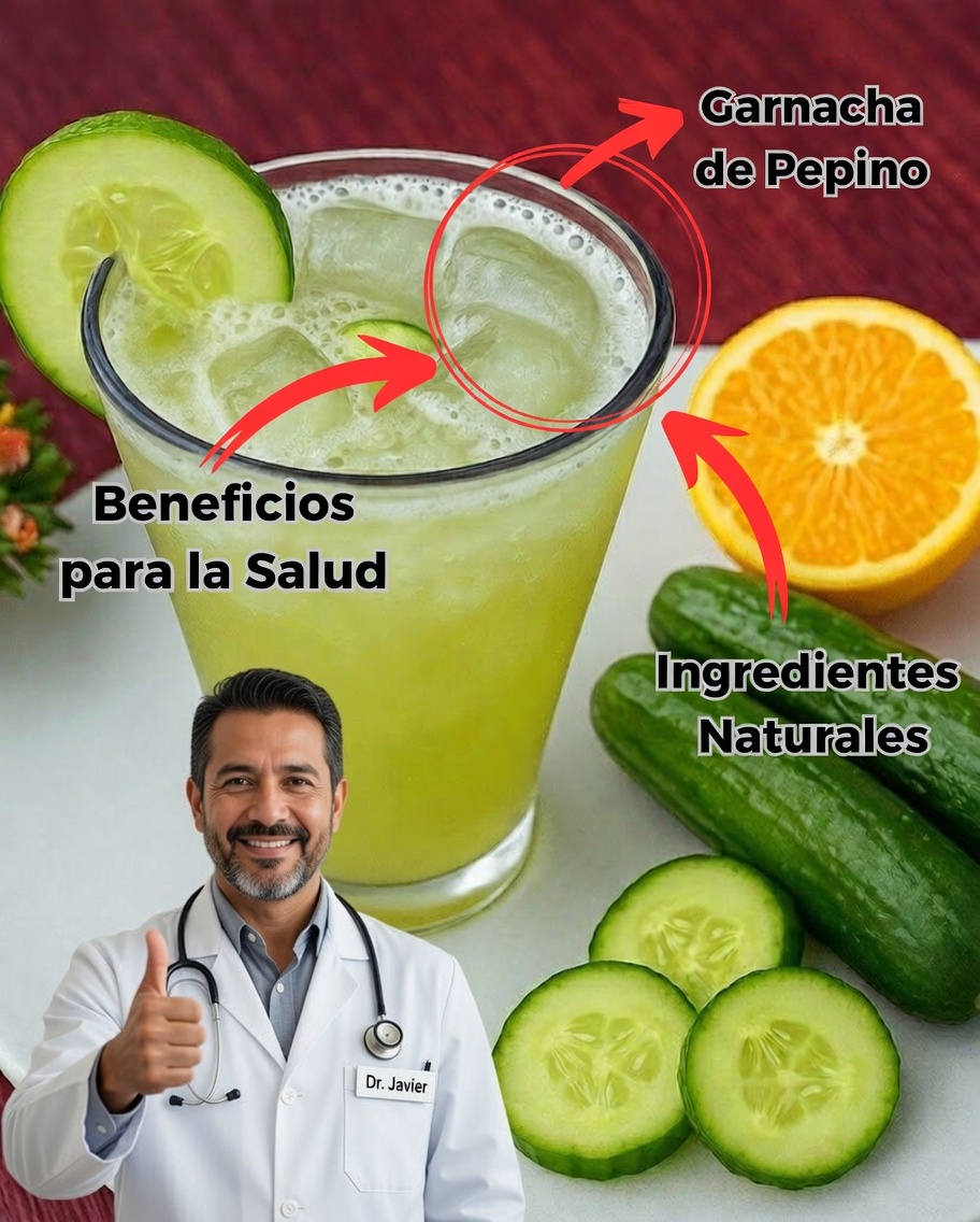 Beba Saúde: La limonada de pepino que puede transformar su hidratación