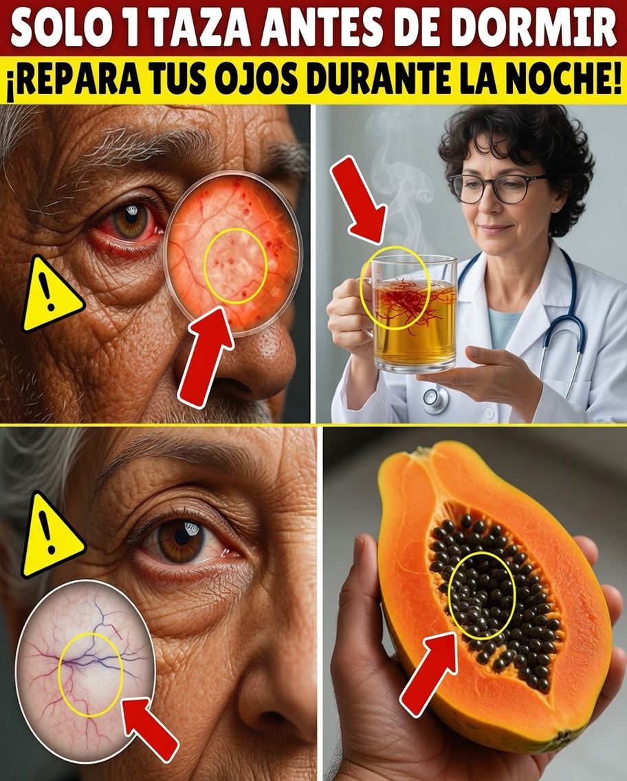Bebe este elixir natural antes de dormir para ayudar a reparar tus ojos y favorecer una visión más clara mientras duermes