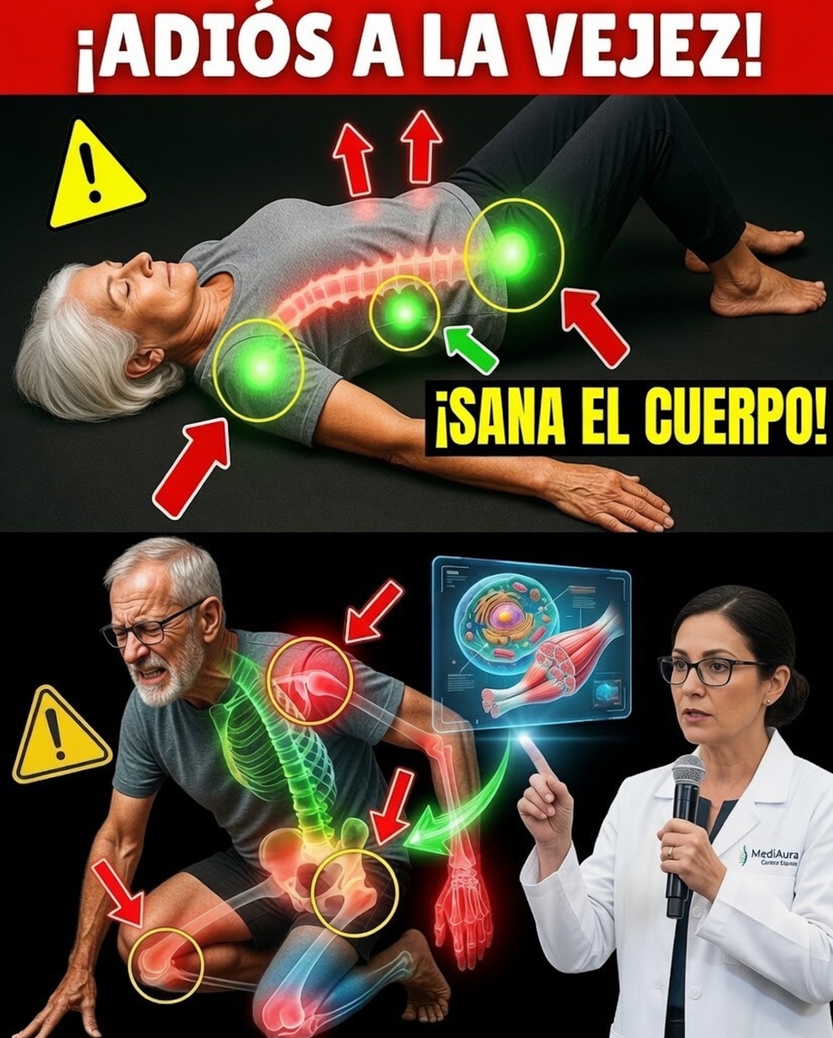 ¿Más de 60? Prueba estos 5 movimientos suaves antes de dormir que los mayores japoneses recomiendan (no necesitas gimnasio)