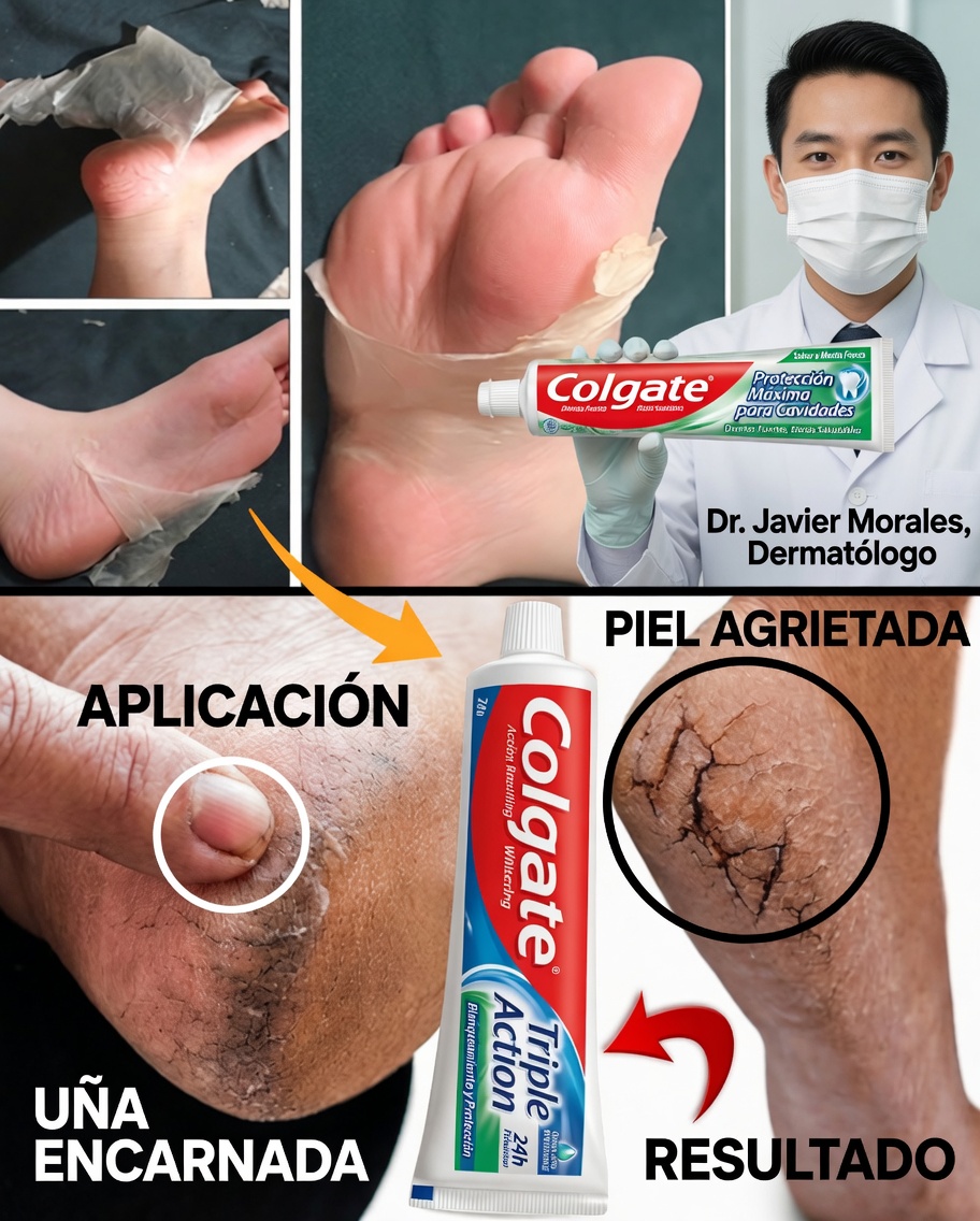 Secreto del cuidado de pies con Colgate: un truco sencillo para unos pies más suaves y saludables