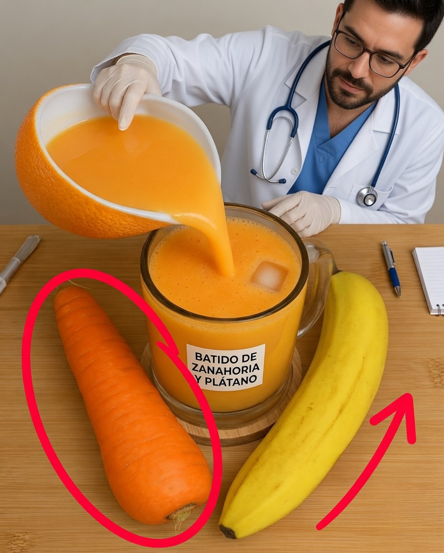 Olvídate de las bebidas energéticas: esta mezcla de plátano y zanahoria puede ser todo lo que tu cuerpo necesita