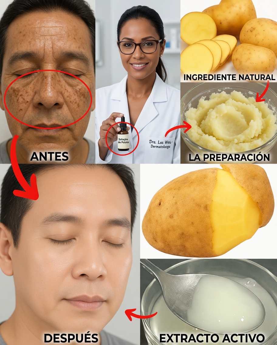 El Truco del Gel de Papa Que Puede Ayudar a Aclarar Manchas Oscuras de Forma Natural