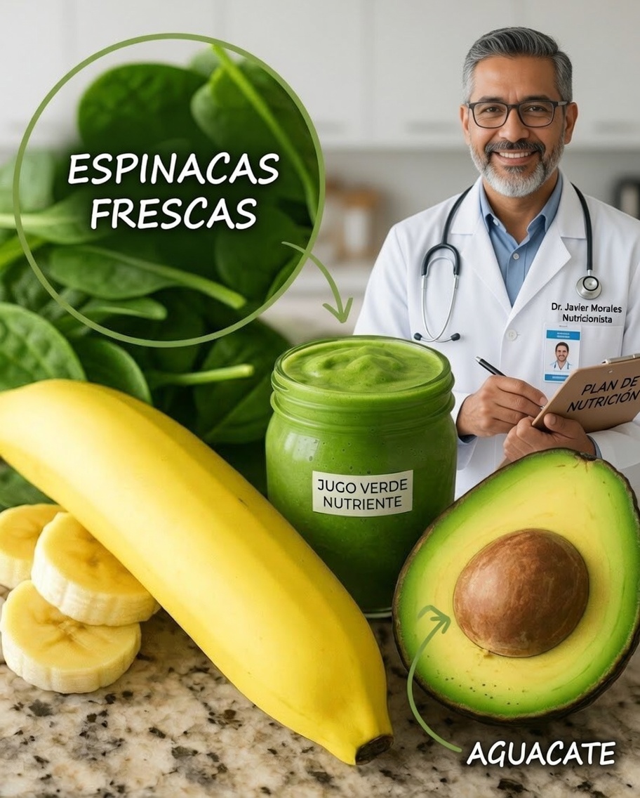 Comienza el día con energía: batido de aguacate y espinacas para vitalidad y bienestar