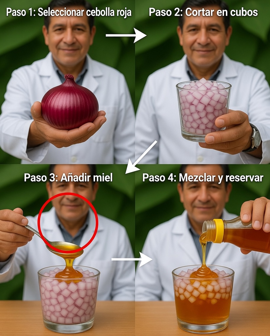Bebida natural de cebolla con miel que puede aumentar la pasión y la intimidad