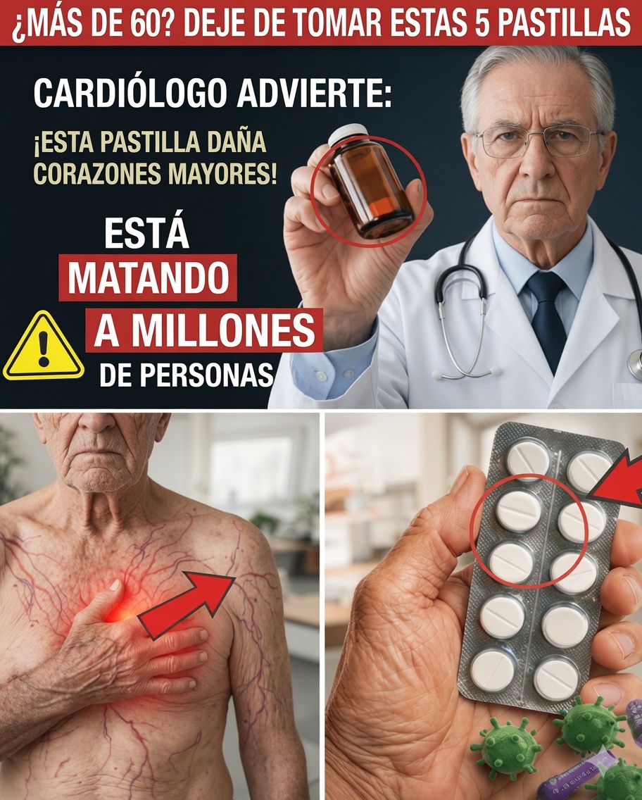Salud del corazón después de los 60: medicamentos comunes que deben revisarse con el médico antes de su uso regular