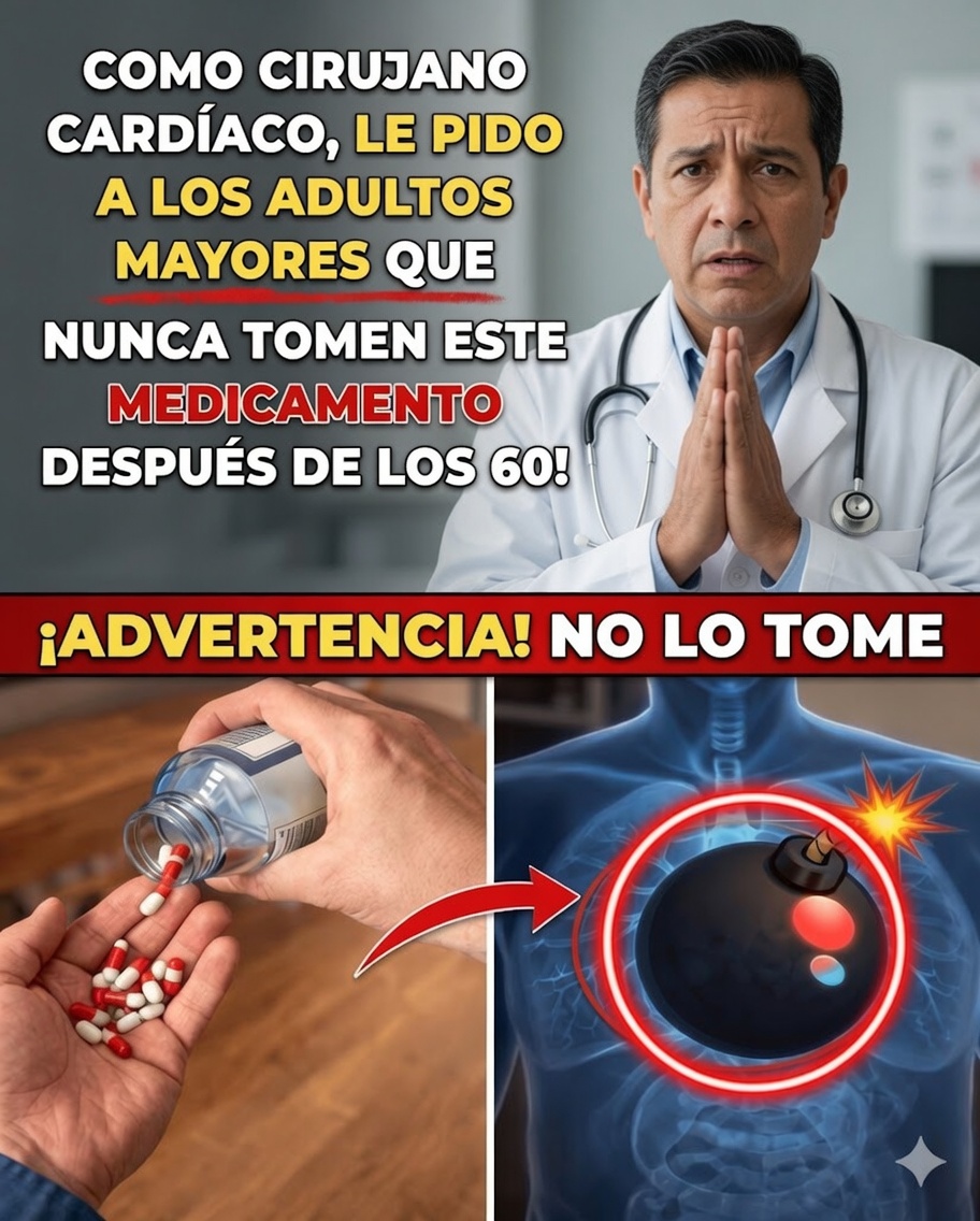 ¿Los analgésicos comunes pueden afectar al corazón después de los 60? Lo que poca gente sabe