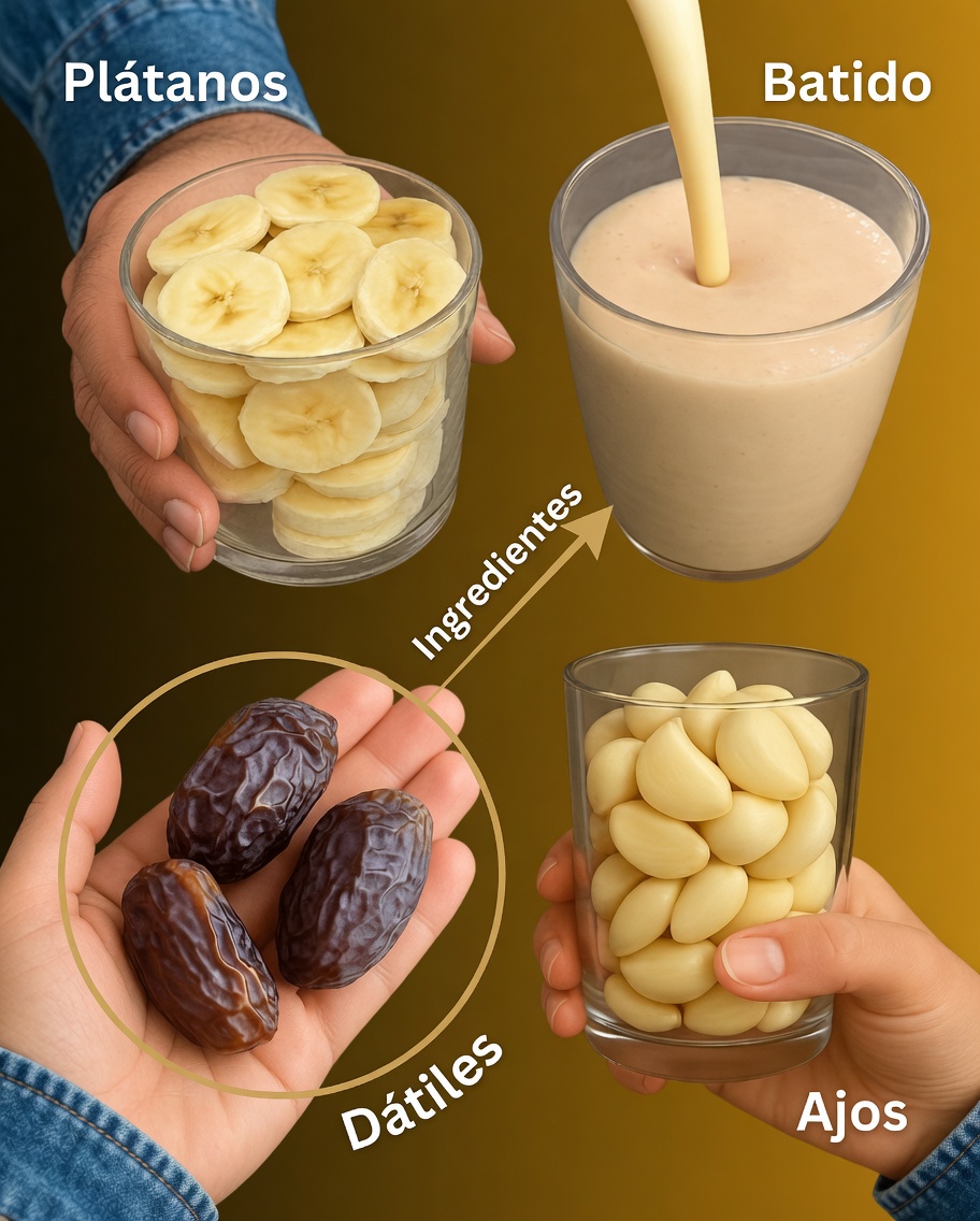 Banana, Ajo y Dátiles: La Mezcla Sorprendente para Fortalecer tu Salud Naturalmente