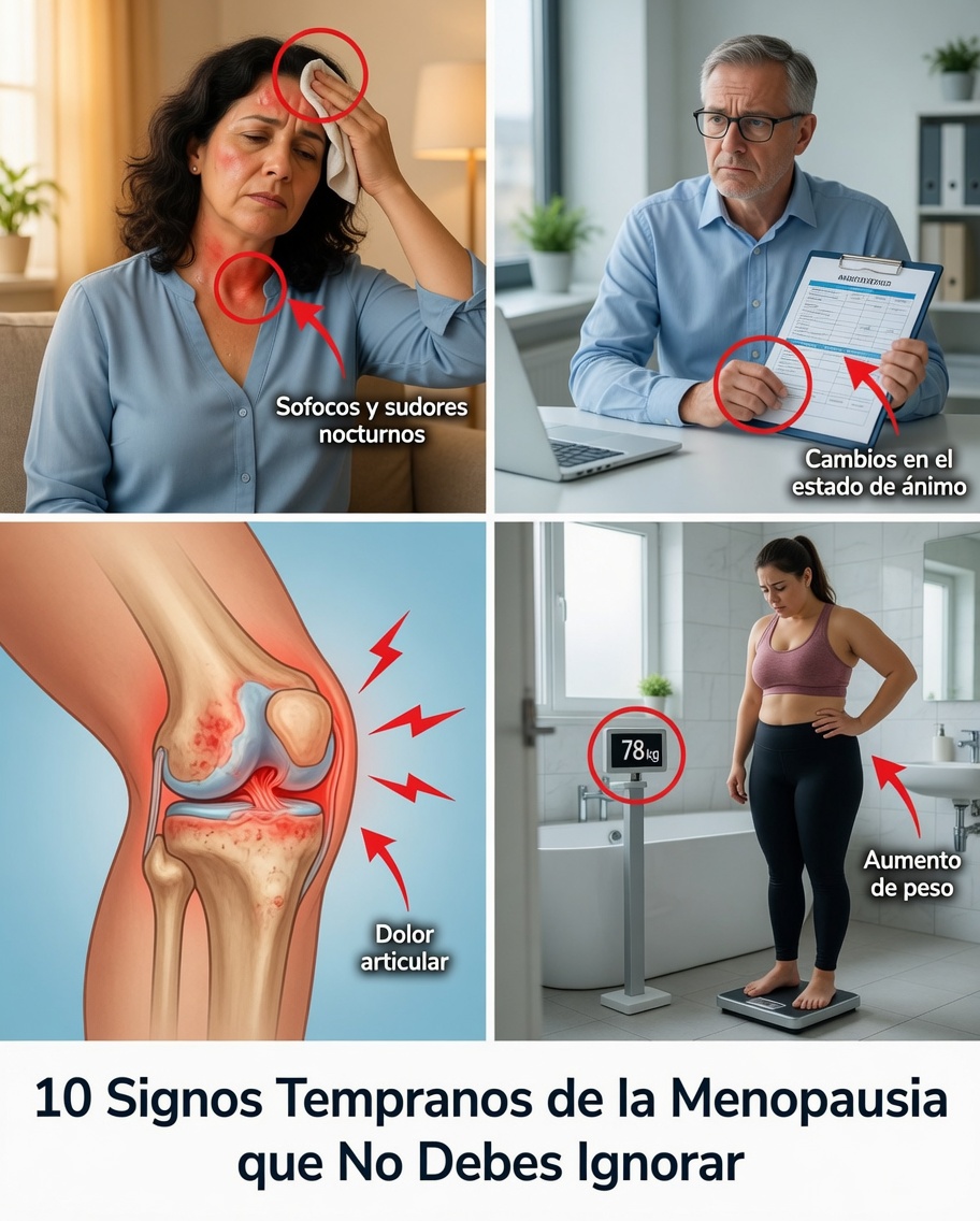 Menopausia precoz: 10 señales sorprendentes que podrías estar ignorando (y qué hacer al respecto)