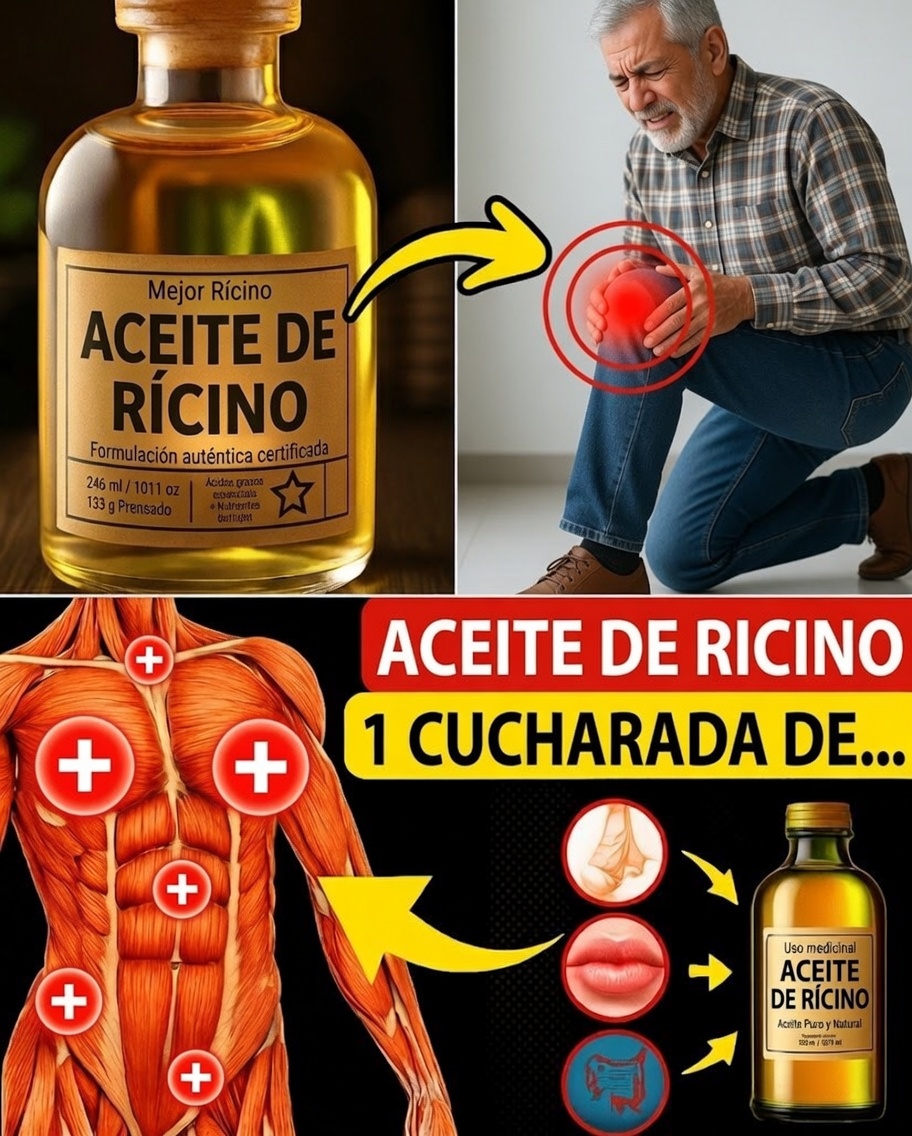 7 Cosas increíbles que el aceite de ricino puede hacer por ti después de los 50