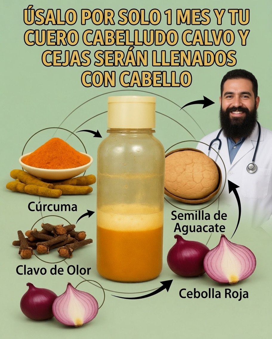 La receta del champú milagroso: cúrcuma, clavo, cebolla y semilla de aguacate