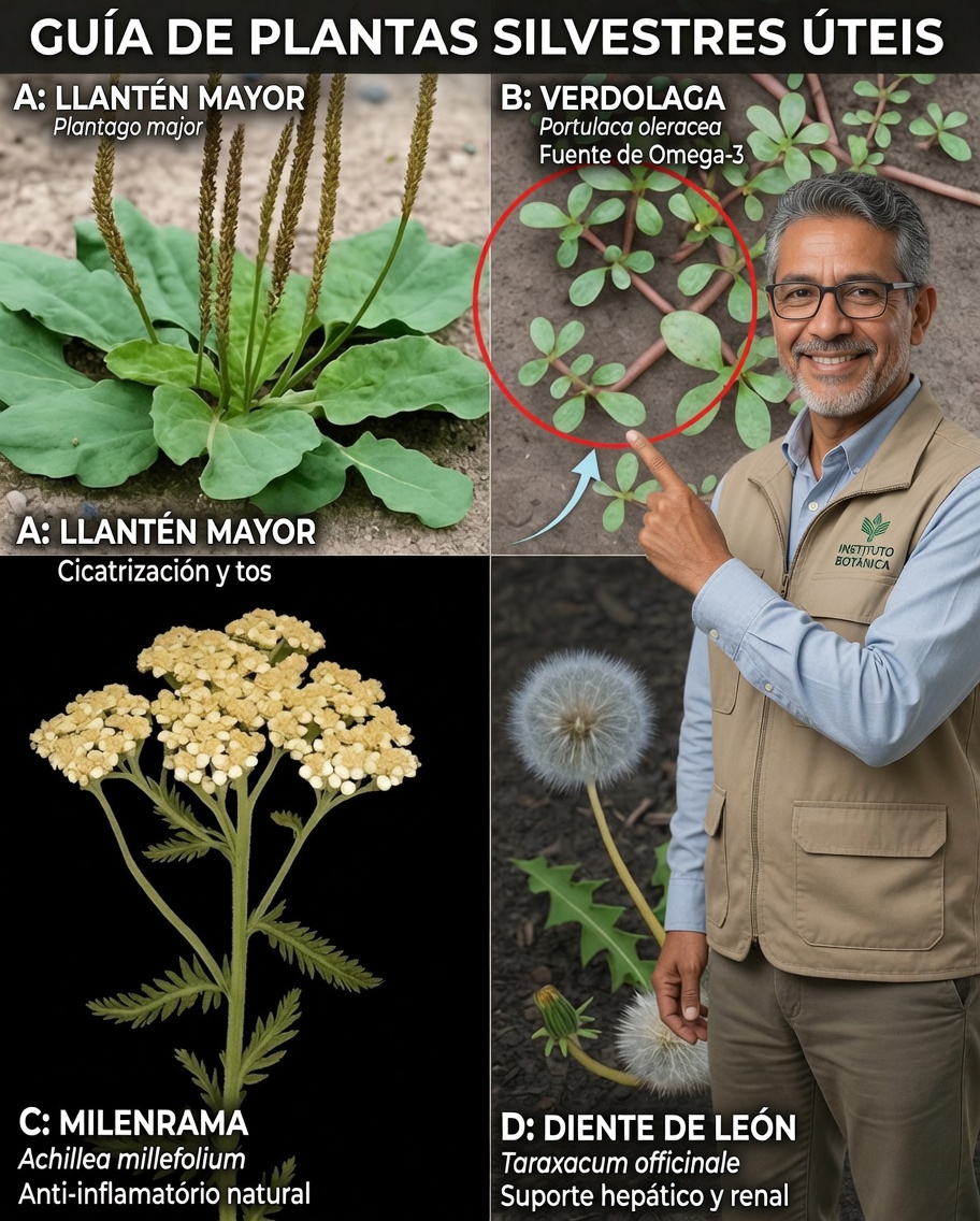 Las “Malezas” Más Comunes Son, en Realidad, Poderosas Plantas Medicinales de la Naturaleza