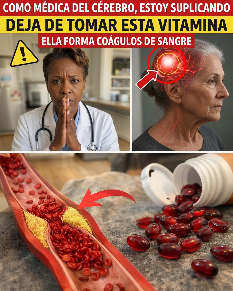 Como neurólogo, me quedé impactado: esta vitamina puede aumentar el riesgo de accidente cerebrovascular de la noche a la mañana
