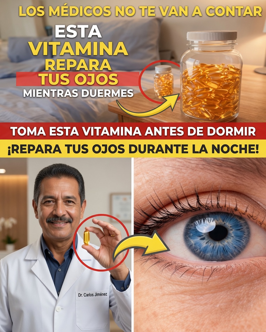 Mais de 60? Estas 3 Vitaminas à Noite Podem Ajudar a Apoiar uma Visão Mais Saudável Enquanto Você Dorme