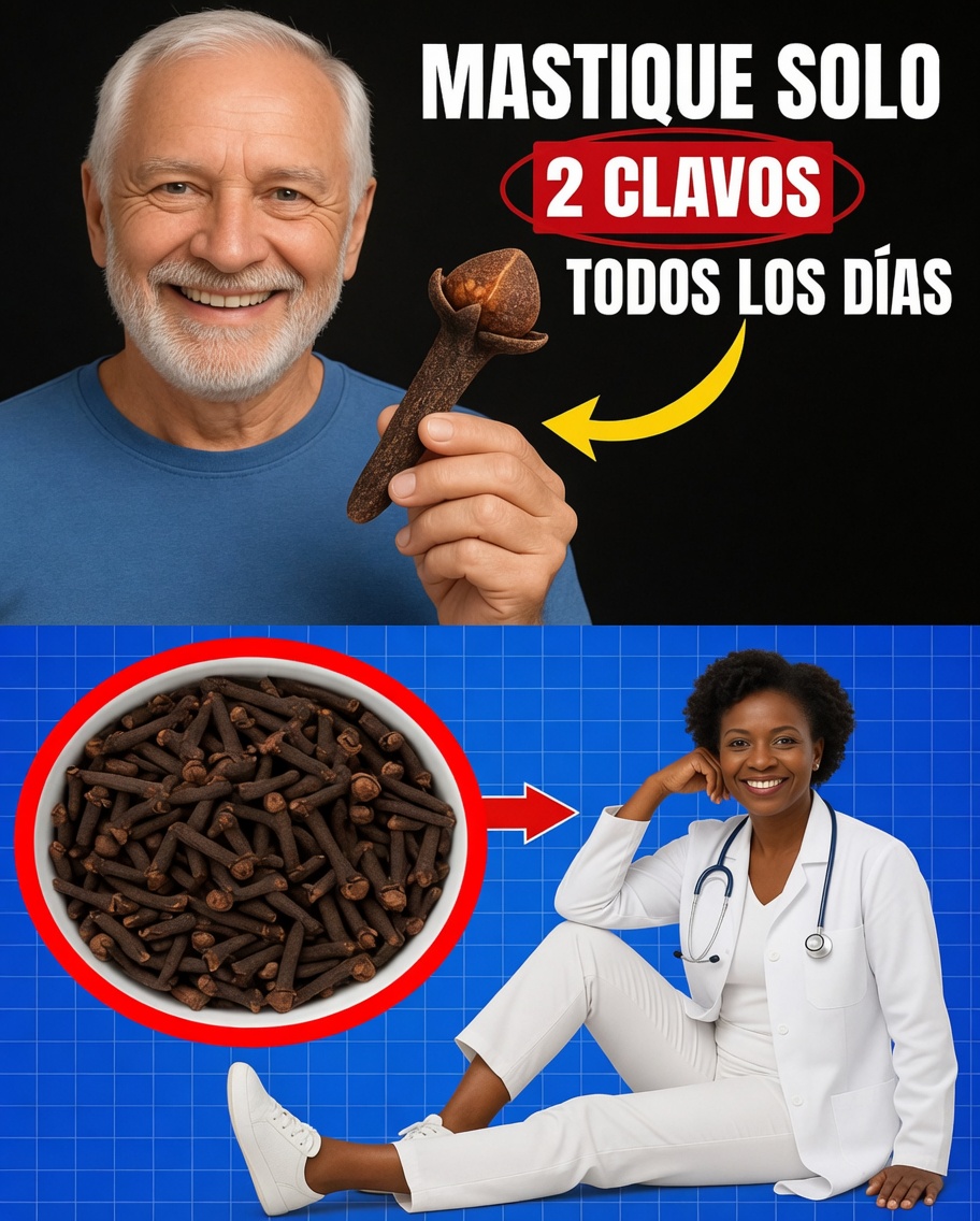 2 Clavos de Olor al Día Después de los 50: El Secreto Natural para una Salud Mejor