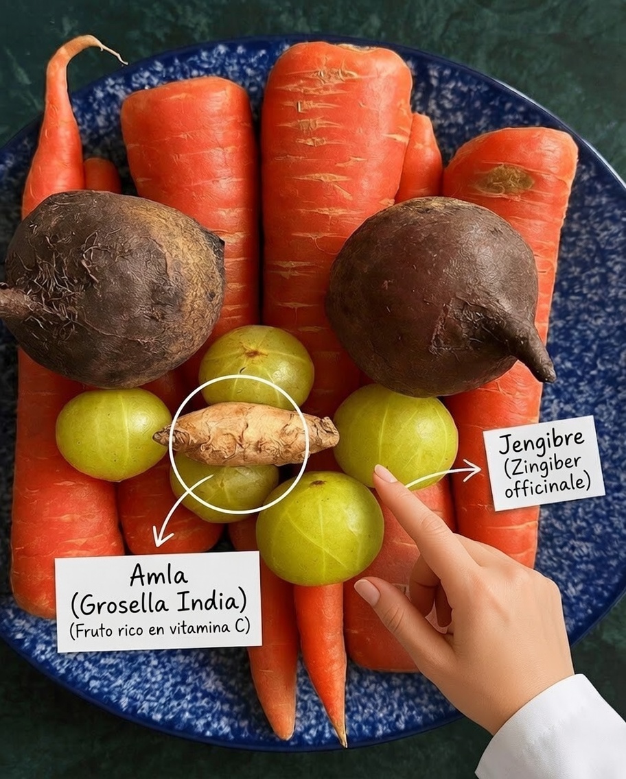 Batido Energético de Zanahoria, Jengibre, Remolacha y Uva: La Bebida Natural Perfecta para Empezar el Día