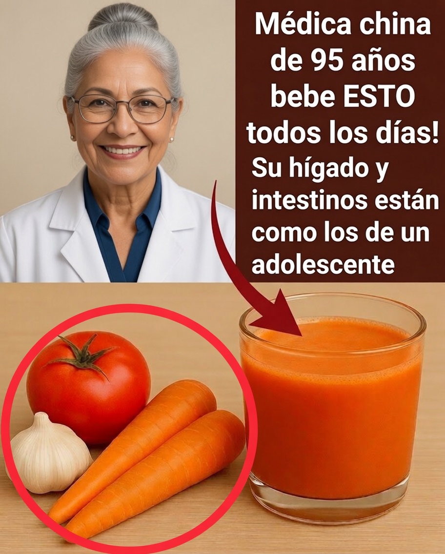 Zanahoria + Tomate: La Bebida Poderosa para la Desintoxicación, Energía y Longevidad