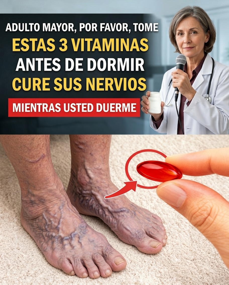 3 vitaminas para tomar antes de dormir que pueden ayudar a fortalecer las piernas después de los 60 años: la clave olvidada para una mejor movilidad