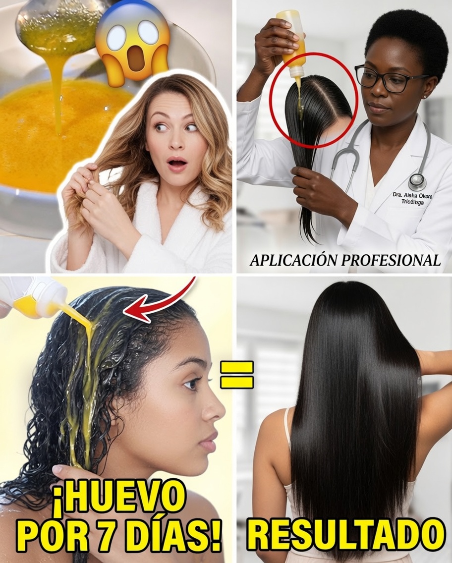 Desbloquea un cabello más grueso y saludable de forma natural con huevo y aceite de oliva