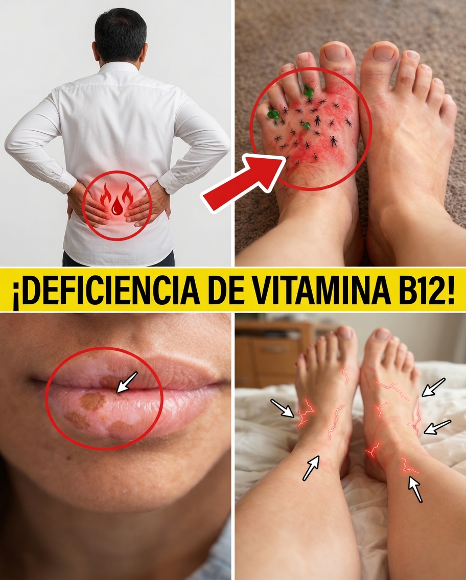 8 Señales extrañas de que tu cuerpo está implorando por más vitamina B12: no ignores estas advertencias
