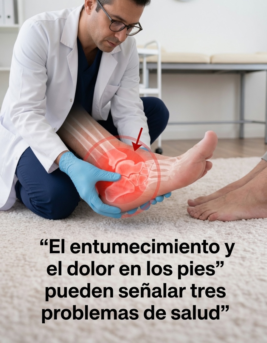 Entumecimiento y dolor en los pies: 3 problemas de salud que no debes ignorar