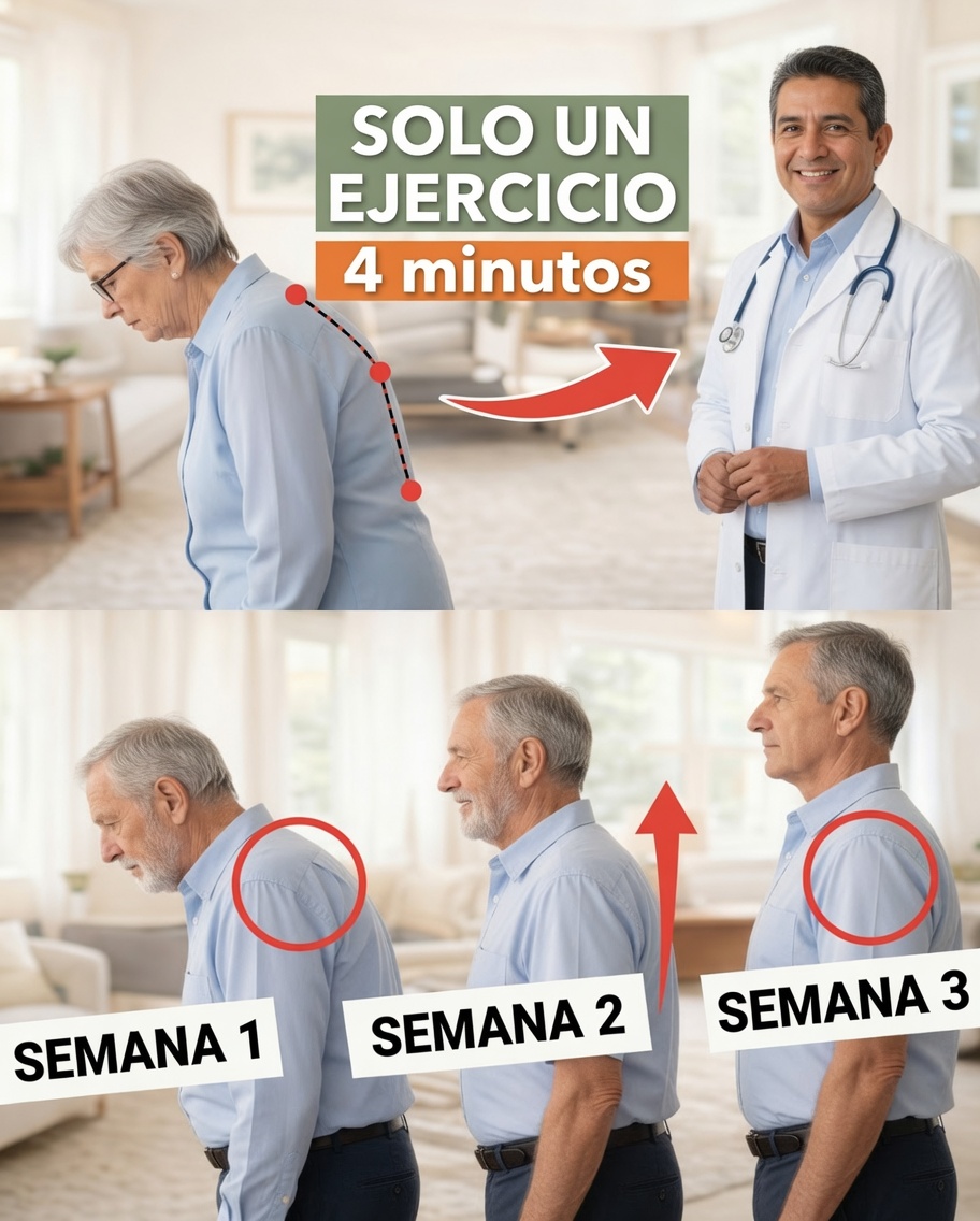 Cómo mejorar suavemente la postura de la cabeza adelantada después de los 60: una rutina sencilla de 4 minutos al día