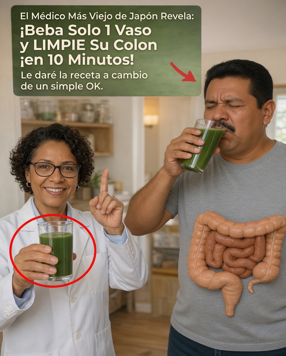 Beba 1 copo de esta receta natural todos los días para apoyar la salud del colon