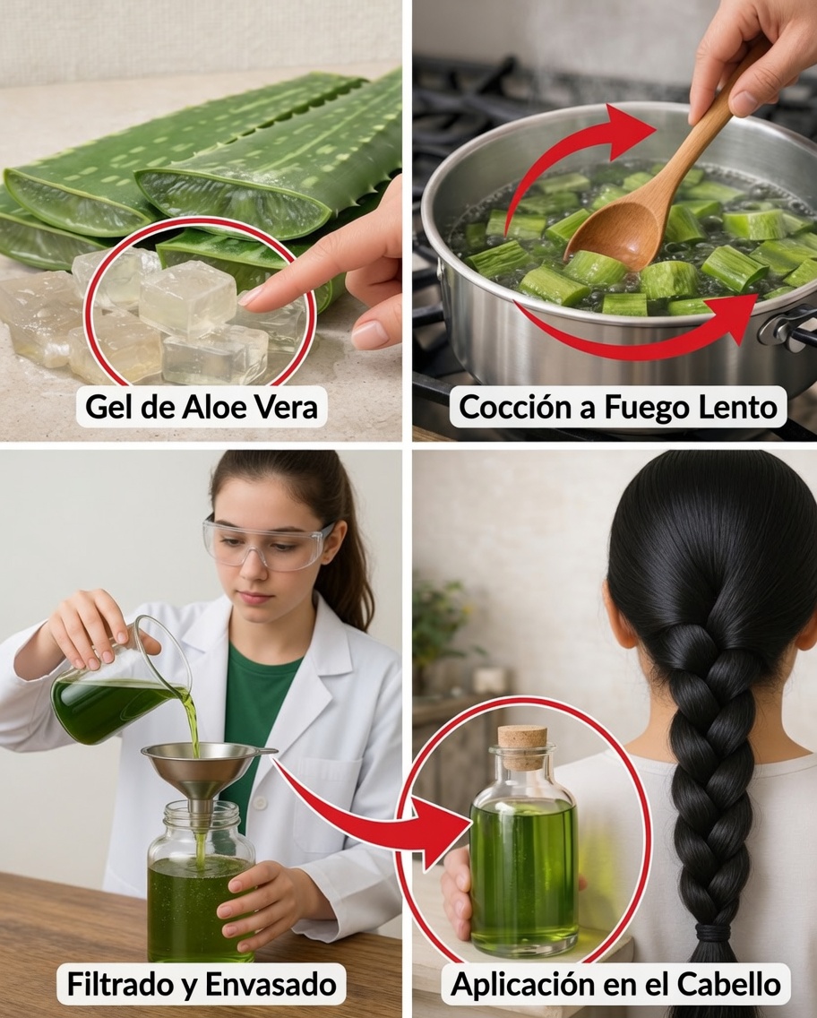 Cómo hacer aceite de aloe vera para estimular el crecimiento del cabello y reducir la caída