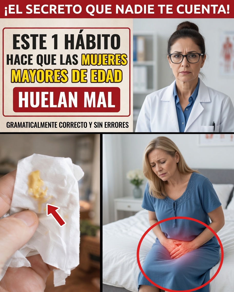 Ginecólogos alertan: un hábito común de higiene que puede empeorar el olor vaginal en mujeres mayores