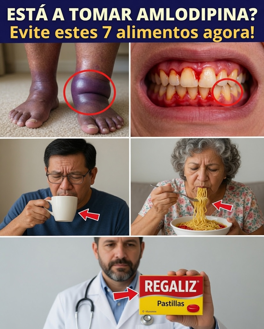 7 alimentos que pueden empeorar silenciosamente los efectos secundarios de la amlodipina – y cambios simples para sentirse mejor más rápido