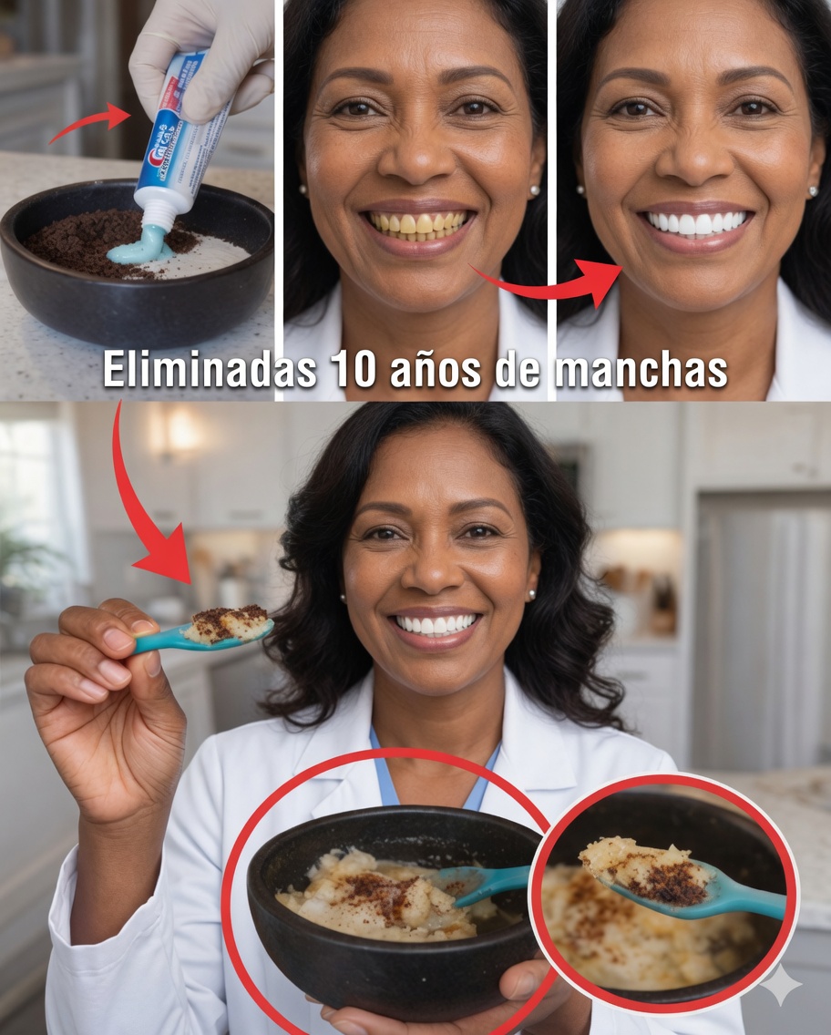 Elimina hasta 10 años de manchas de los dientes en solo 2 minutos: el blanqueador natural que está llamando la atención