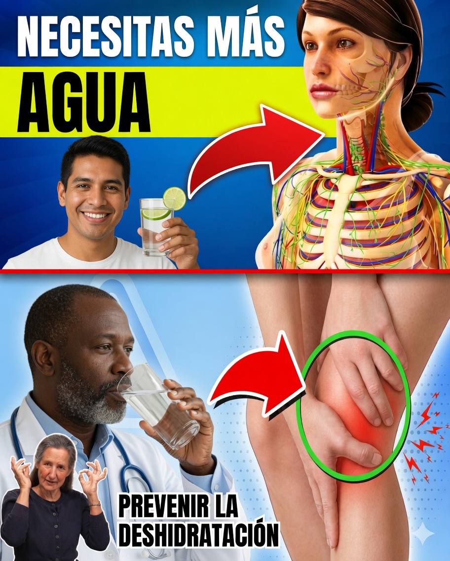 8 señales de que tu cuerpo te está pidiendo más agua