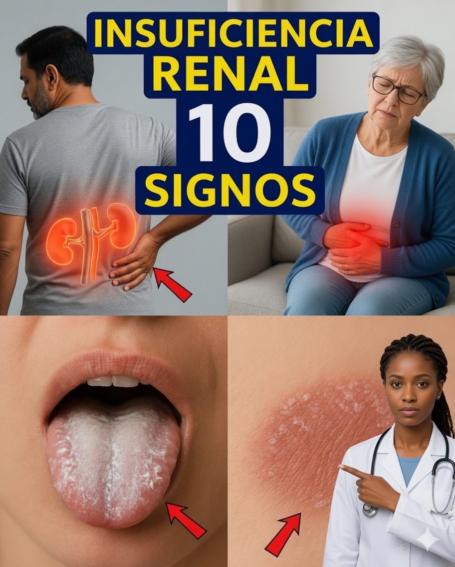 13 señales tempranas de insuficiencia renal que podrías estar ignorando todos los días