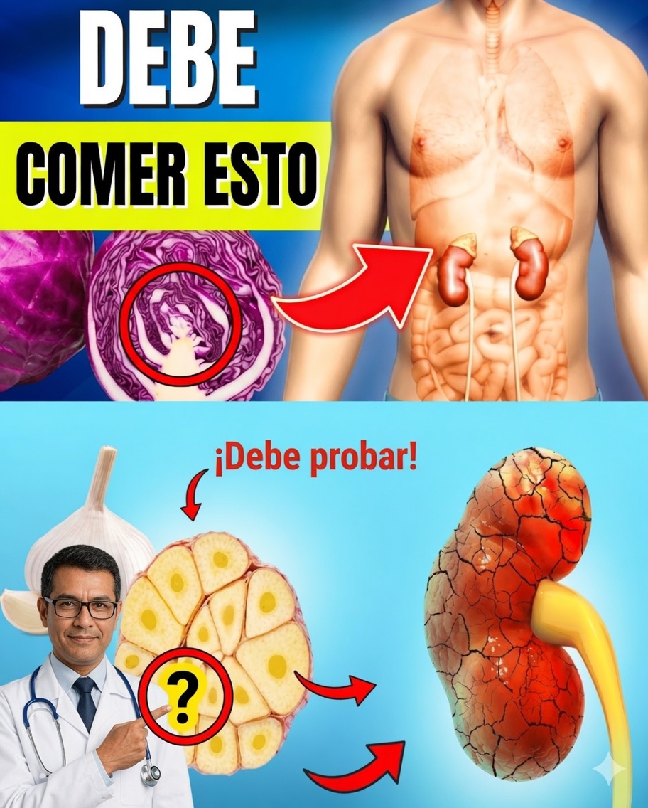 12 poderosos alimentos que cuidan los riñones después de los 40: la forma natural de proteger tus riñones y aumentar la energía