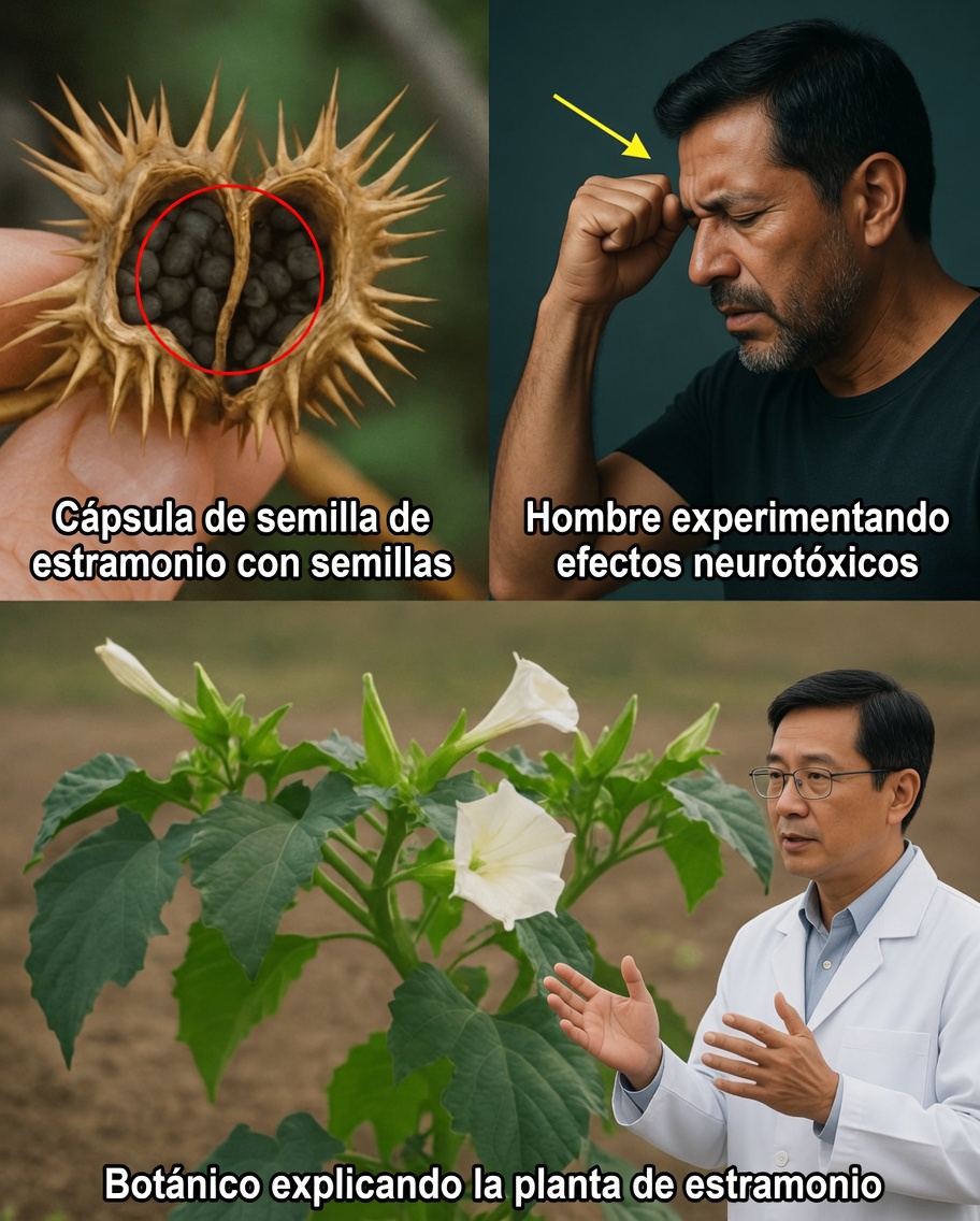 Datura stramonium: ¿hierba curativa o ilusión peligrosa?
