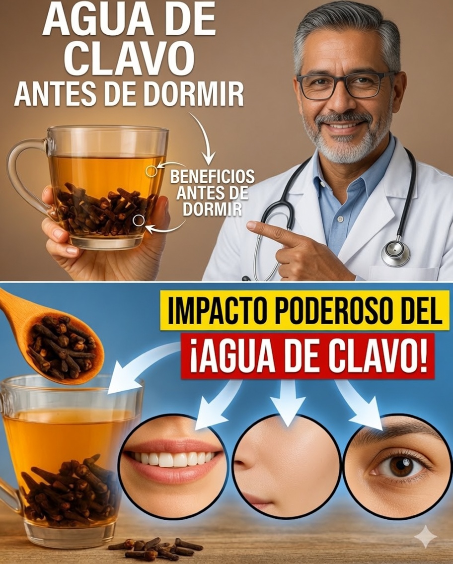 1 taza de agua de clavo antes de dormir: 15 poderosos beneficios naturales para tu cuerpo