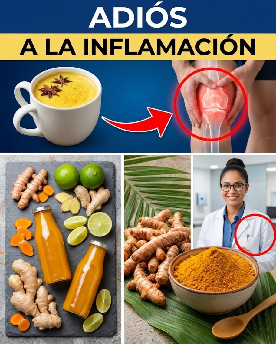 7 Poderosas Bebidas Antiinflamatorias para Calmar tu Cuerpo de Forma Natural