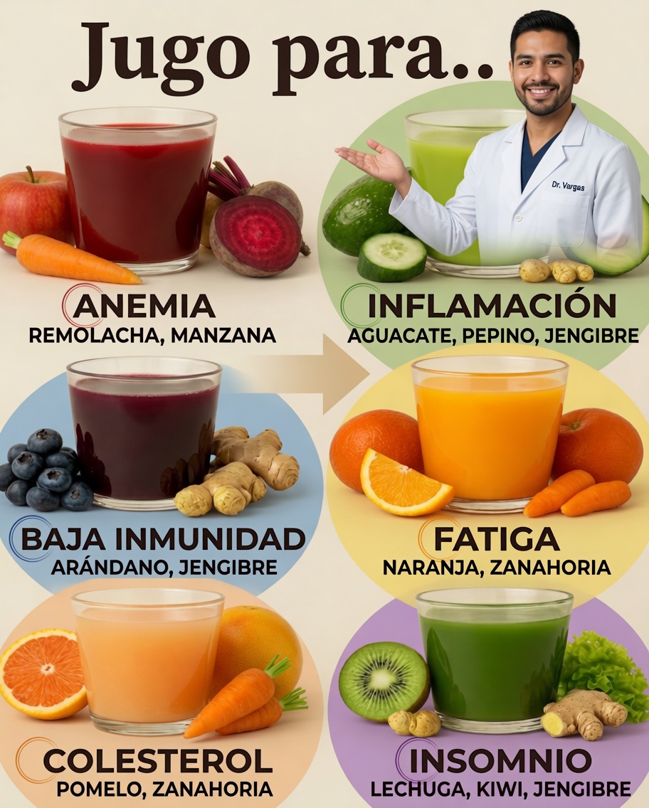 15 Jugos Curativos para Apoyar Tu Bienestar Diario de Forma Natural
