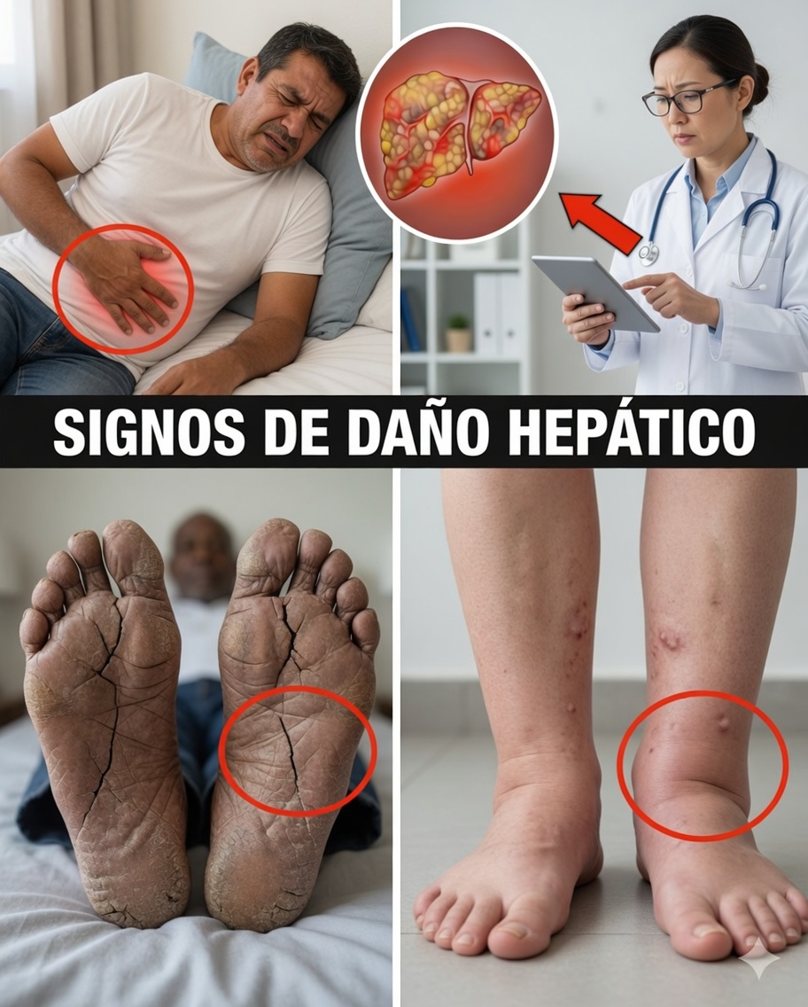 12 Posibles Señales de Problemas en el Hígado que Muchas Personas Ignoran